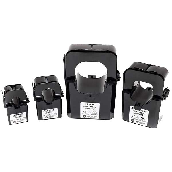 J&D electronics split-core current transformers CTs
                          333mV output; 10mm, 16mm, 24mm, 36mm; 50A, 75A, 100A,
                          200A 400A, 600A; rogowski coils, flexible rope CTs