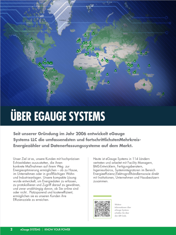 German eGauge systems brochure screenshot